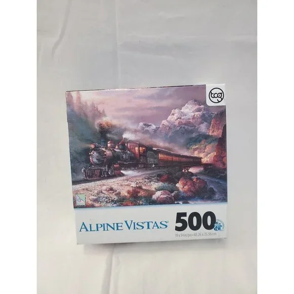 Used 500 Piece Puzzle Box 3 Puzzles - Picture 4 of 10